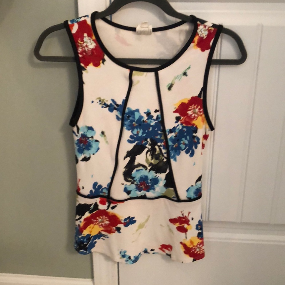 Floral Peplum top